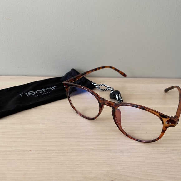 Nectar Blue Light Blocking Glasses - Brown Tortoise - Picture 4 of 8